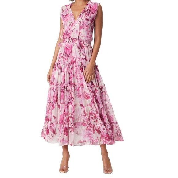 Misa Los Angelos Pink Hollen Dress XS - Picture 5 of 5